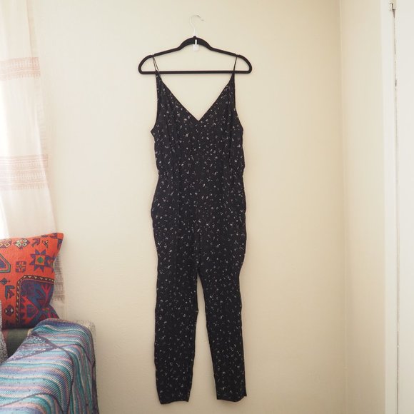 IRO Bemera Floral Spaghetti Strap Silk Jumpsuit sz 38 France Size 38 = US 6 - Picture 6 of 11